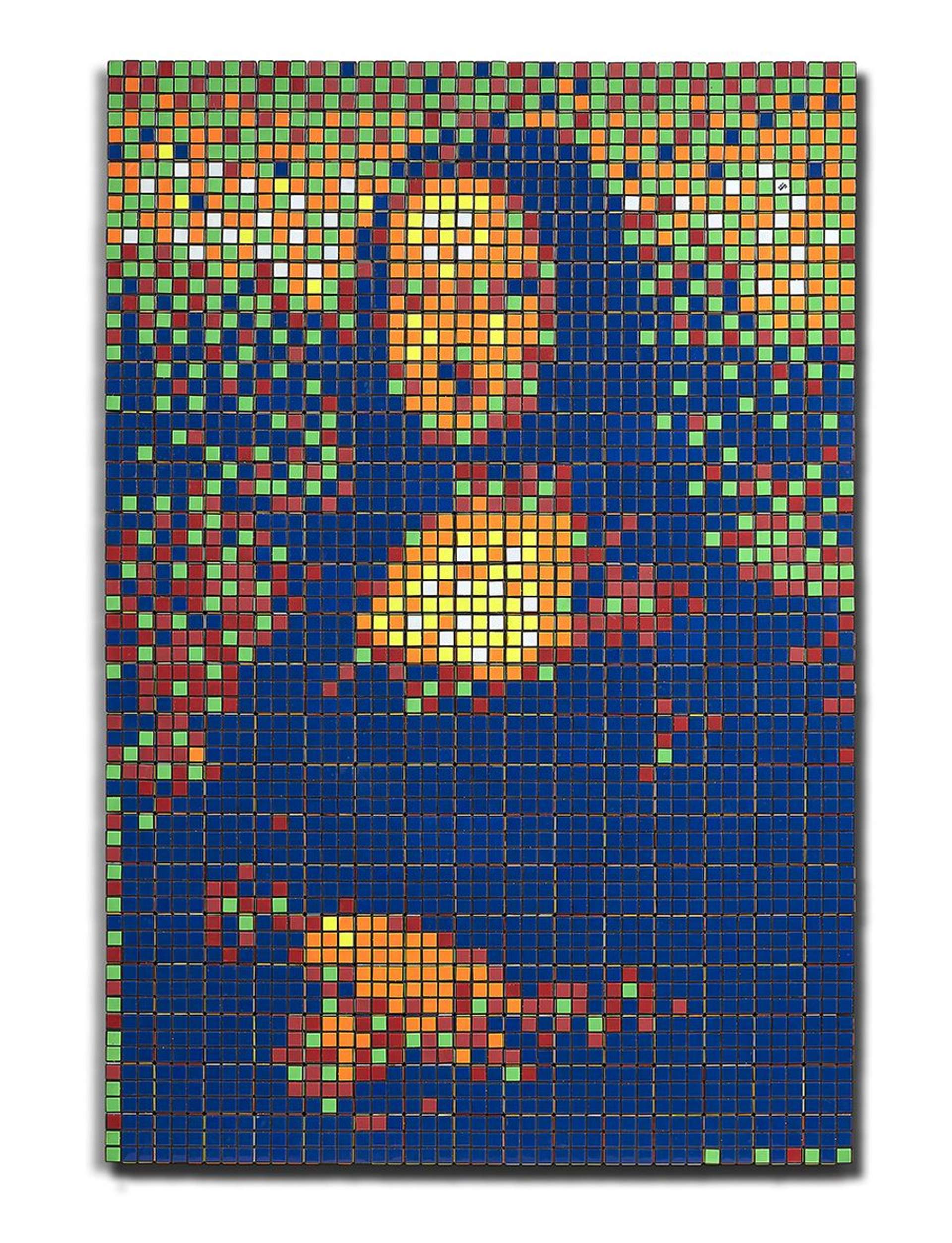 Rubik Mona Lisa (Series Rubik Masterpiece) by Invader