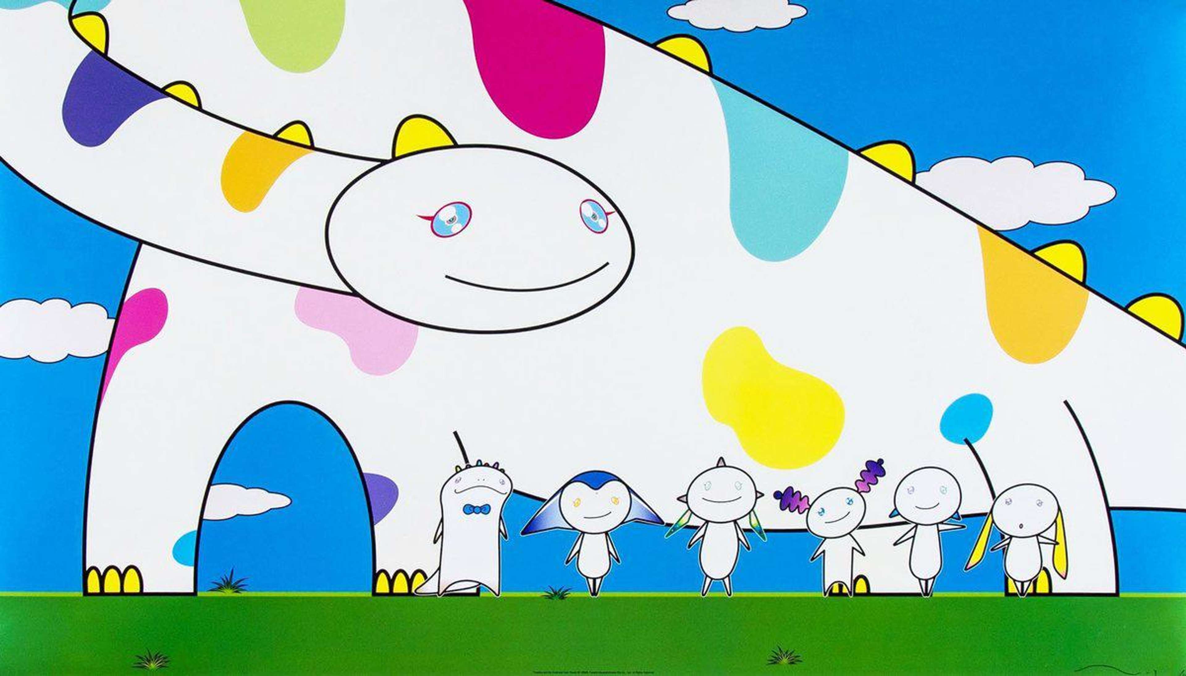 Yoshiko And The Creatures From Planet 66 - Signed Print by Takashi Murakami 2003 - MyArtBroker