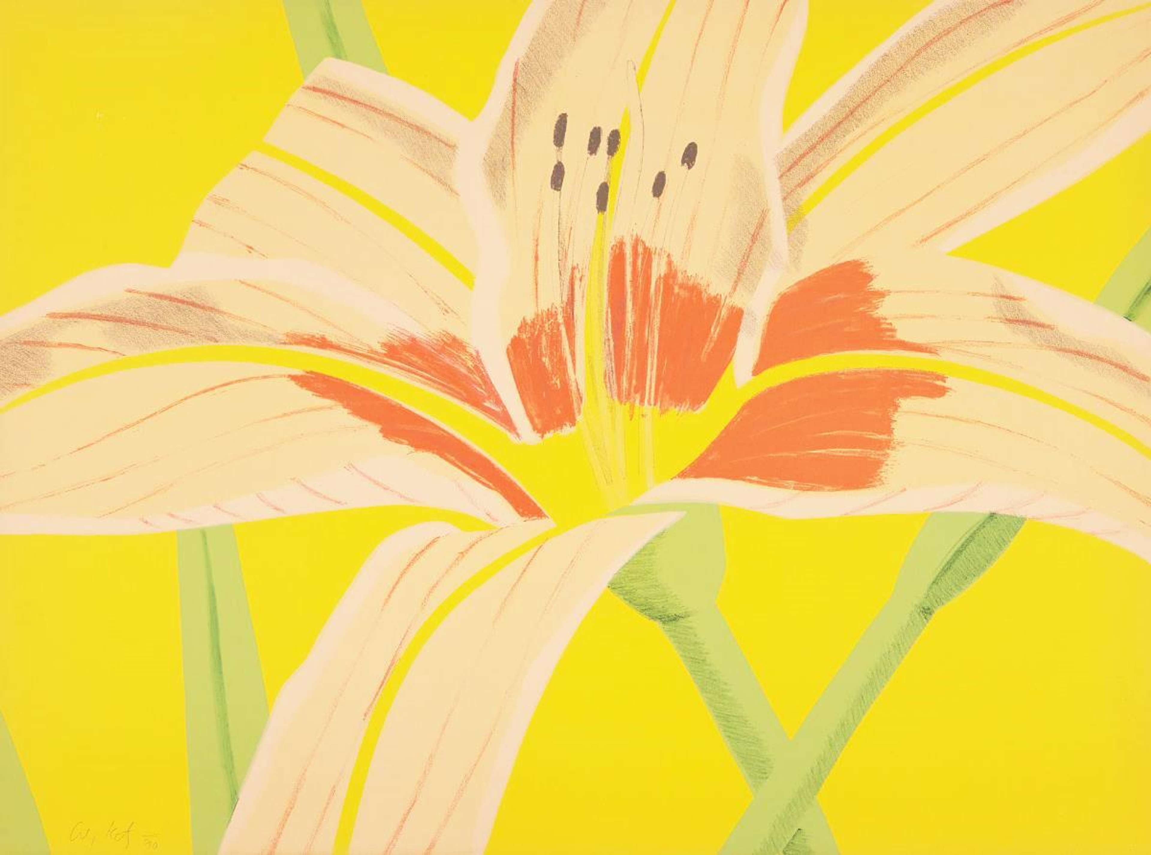 Day Lily 2 - Signed Print by Alex Katz 1969 - MyArtBroker