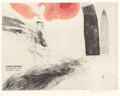 The Arrival - Signed Print by David Hockney 1963 - MyArtBroker