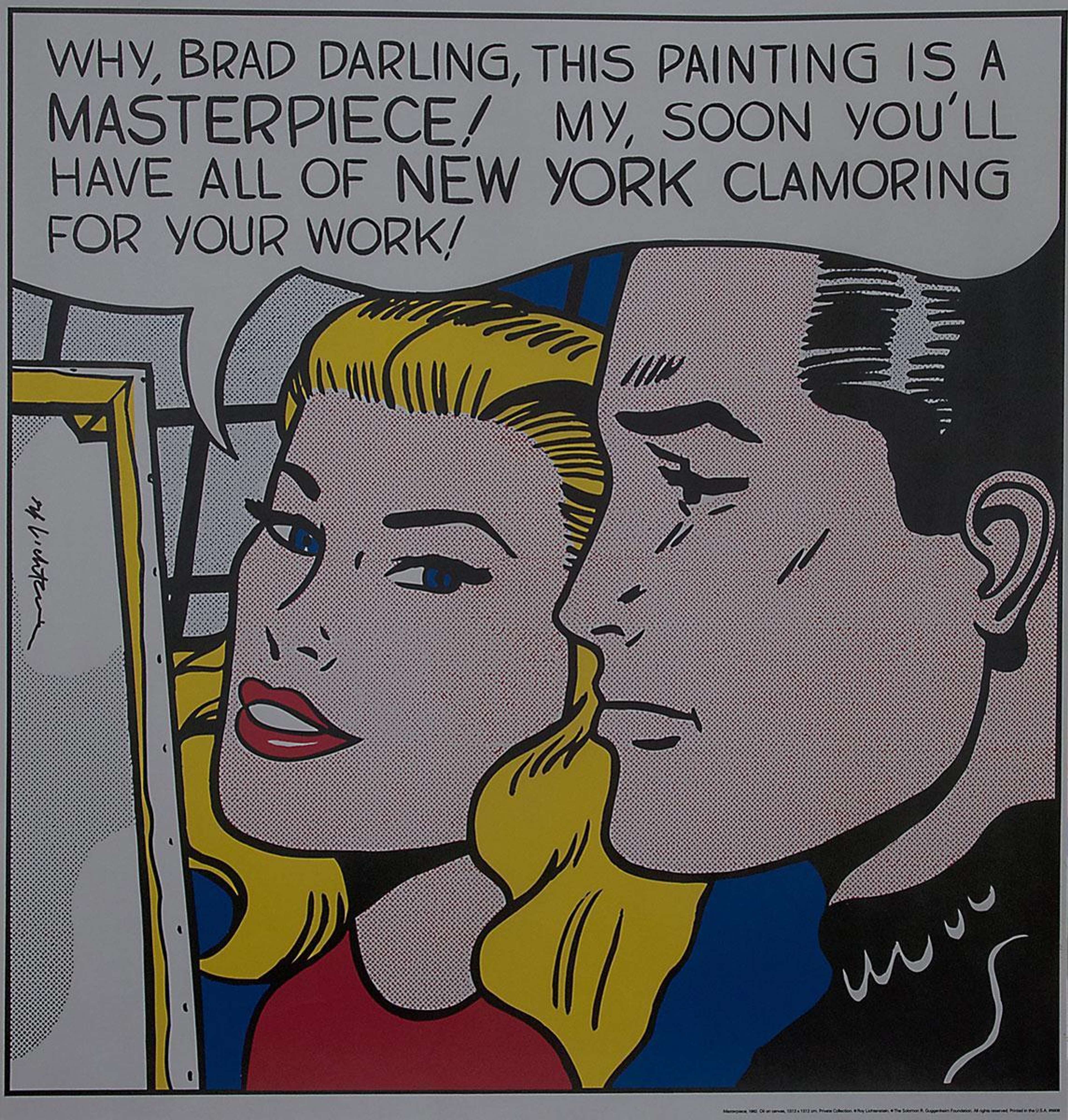 Masterpiece by Roy Lichtenstein