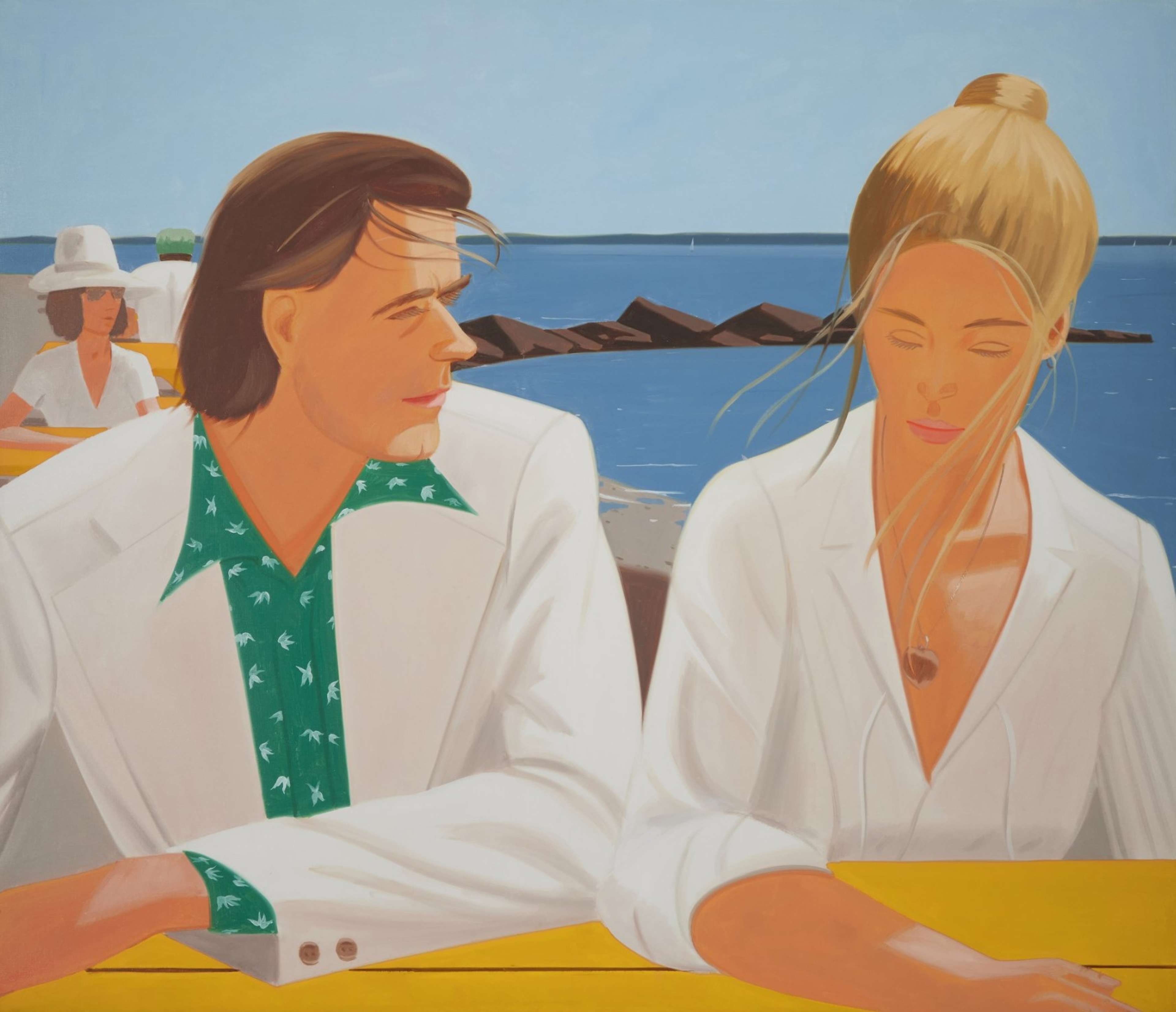 Rackstraw And Pamela by Alex Katz