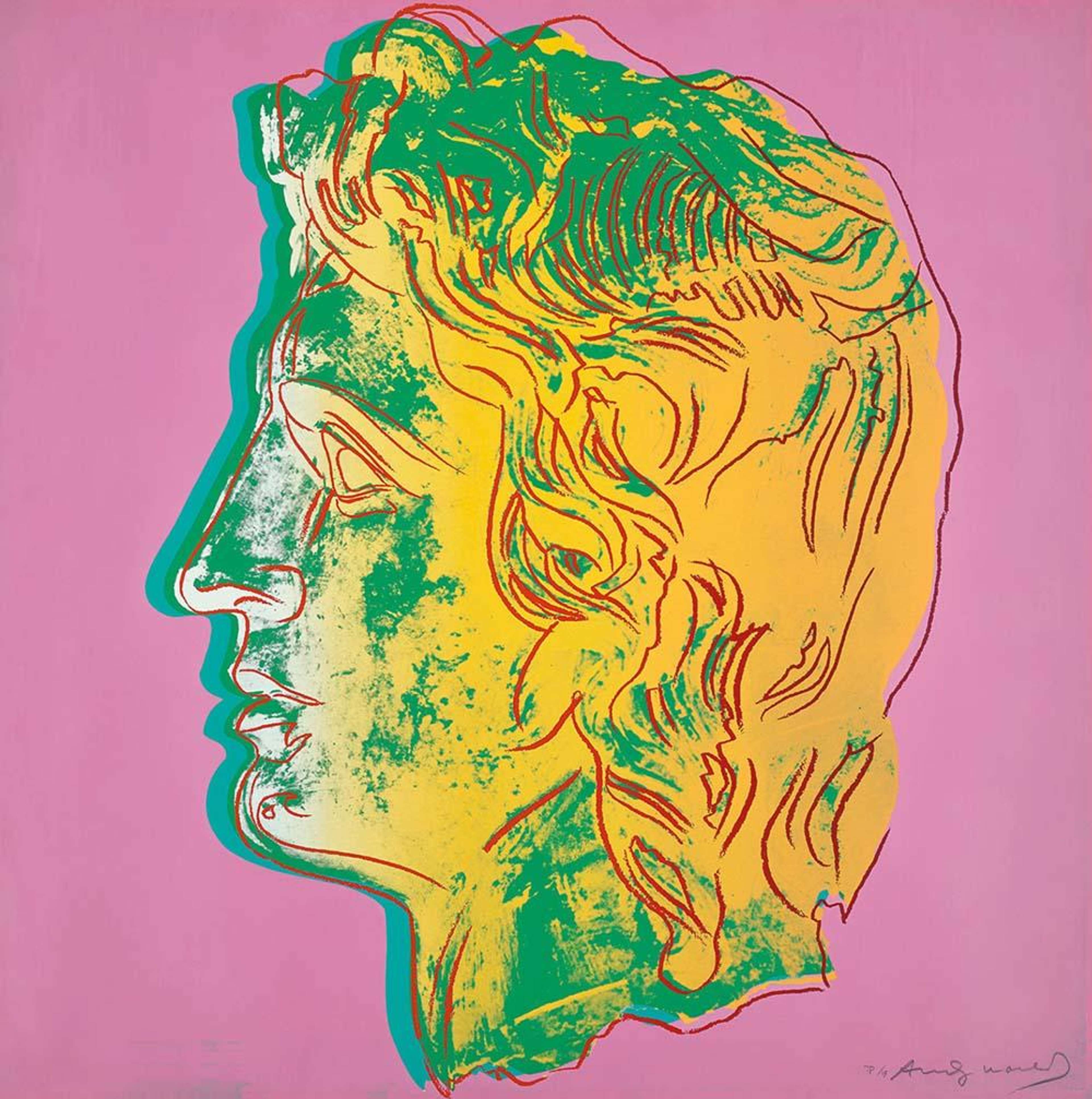 Alexander The Great by Andy Warhol