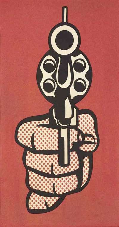 Pistol - Mixed Media by Roy Lichtenstein 1964 - MyArtBroker