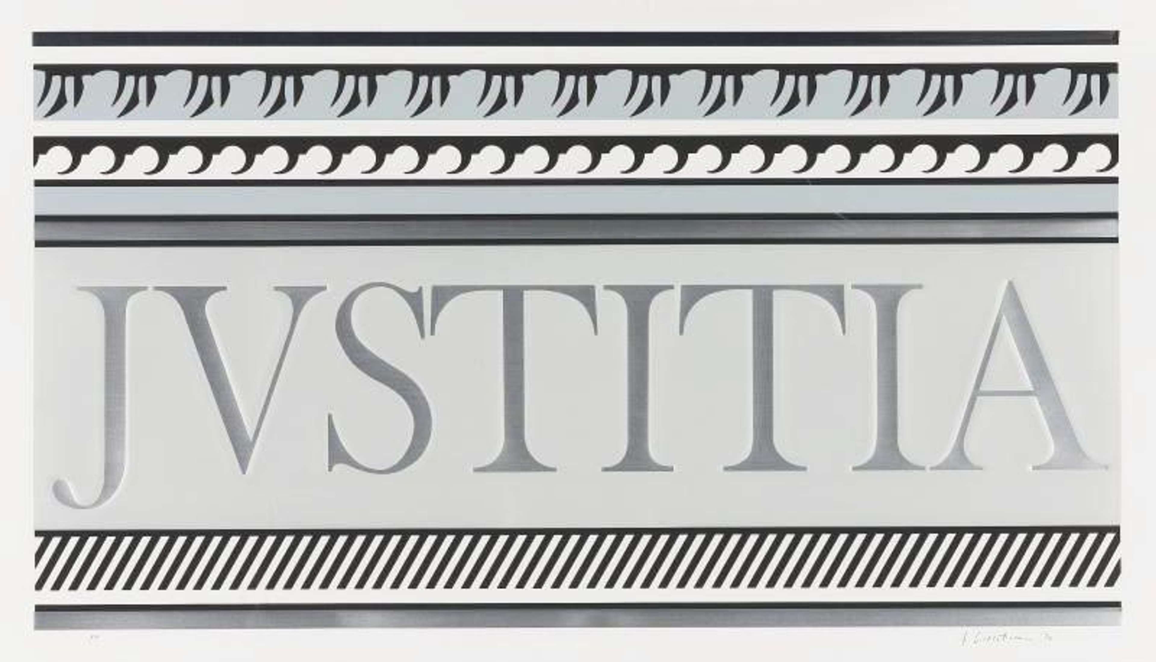 Entablature XA - Signed Print by Roy Lichtenstein 1976 - MyArtBroker