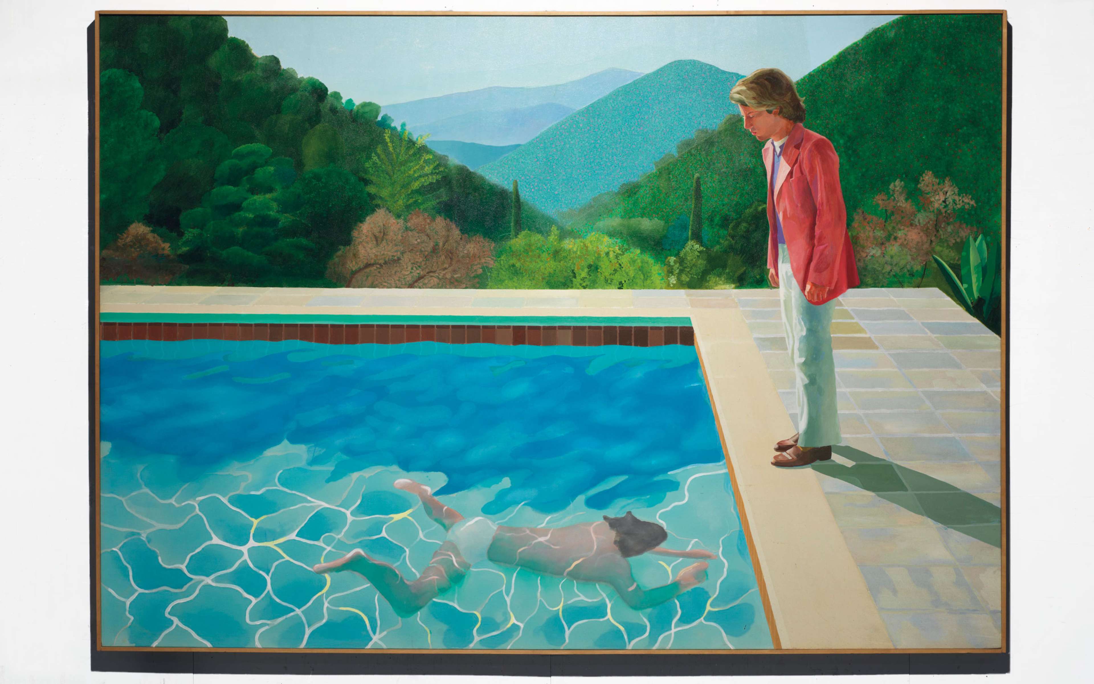 Portrait of an Artist (Pool with Two Figures) by David Hockney -MyArtBroker