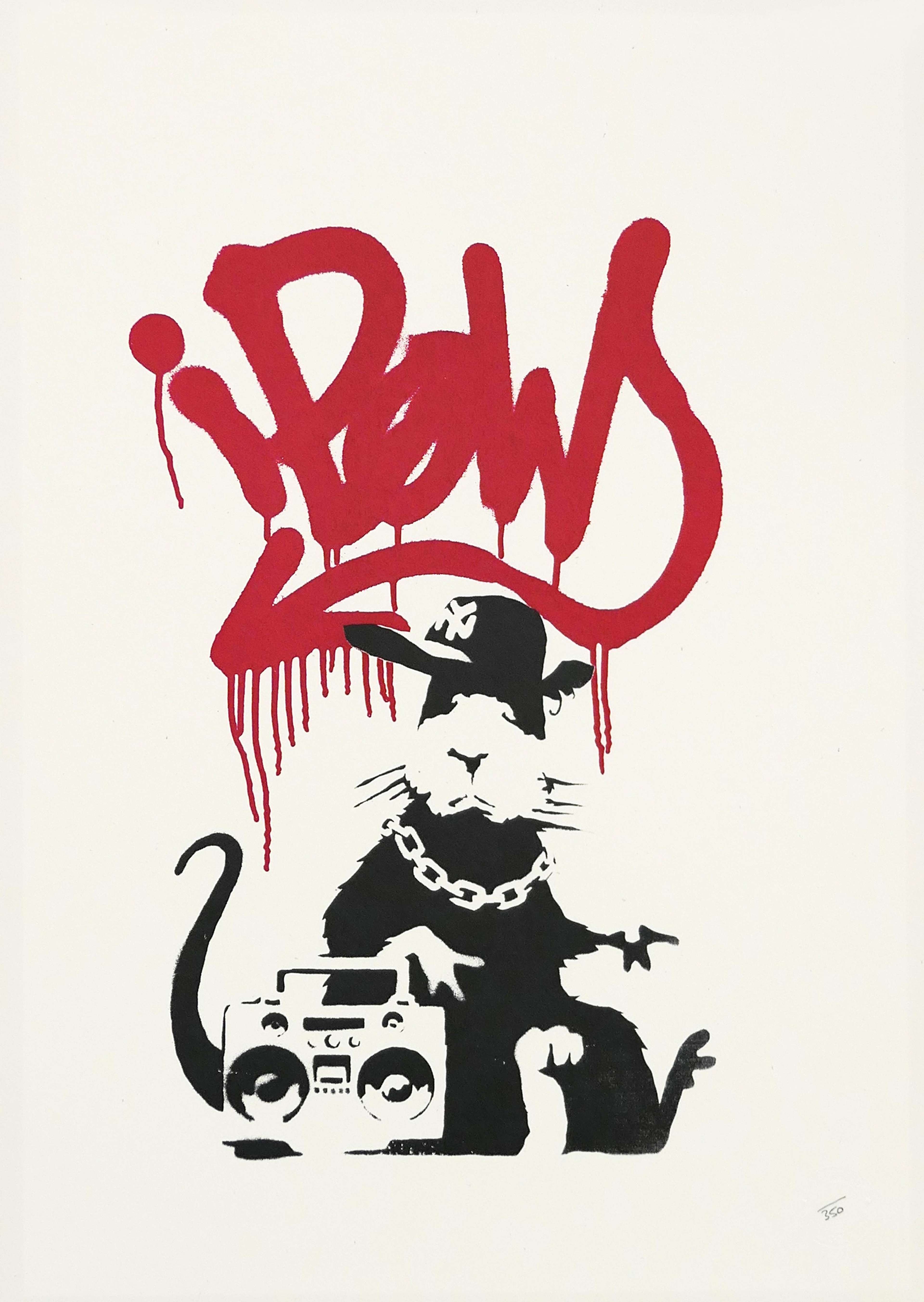 Gangsta Rat - Unsigned Print by Banksy 2004 - MyArtBroker