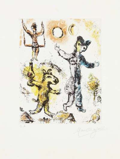 Le Rêve De L'Âne - Signed Print by Marc Chagall 1968 - MyArtBroker