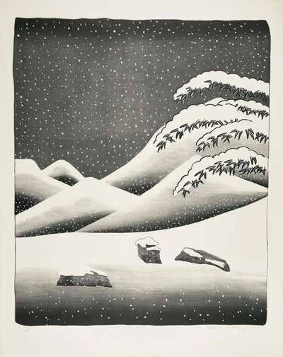 Snow Without Colour - Signed Print by David Hockney 1973 - MyArtBroker