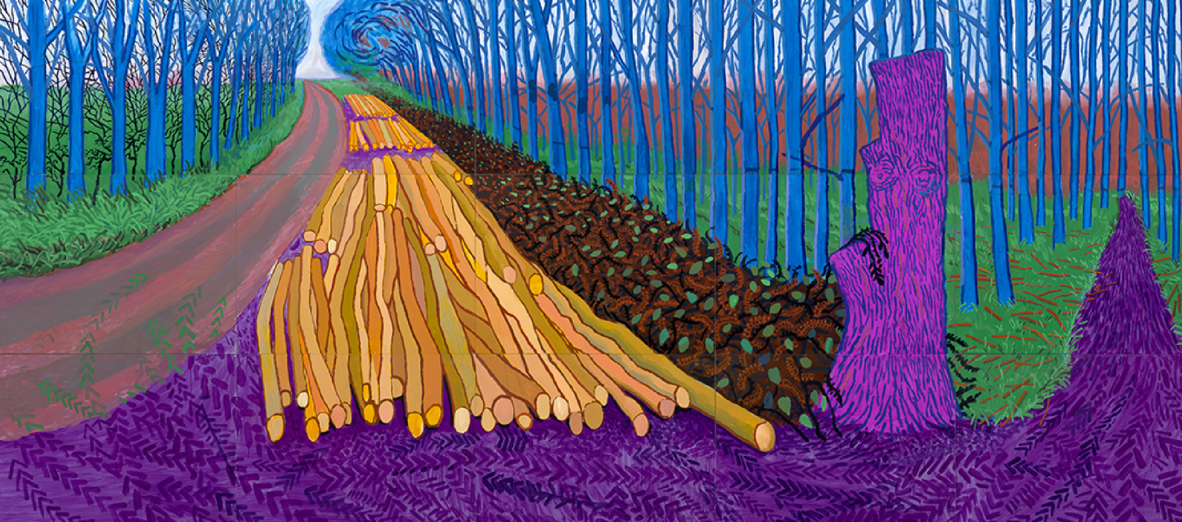 Winter Timber by David Hockney - MyArtBroker