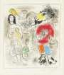 Marc Chagall: Petit Paysans II - Signed Print