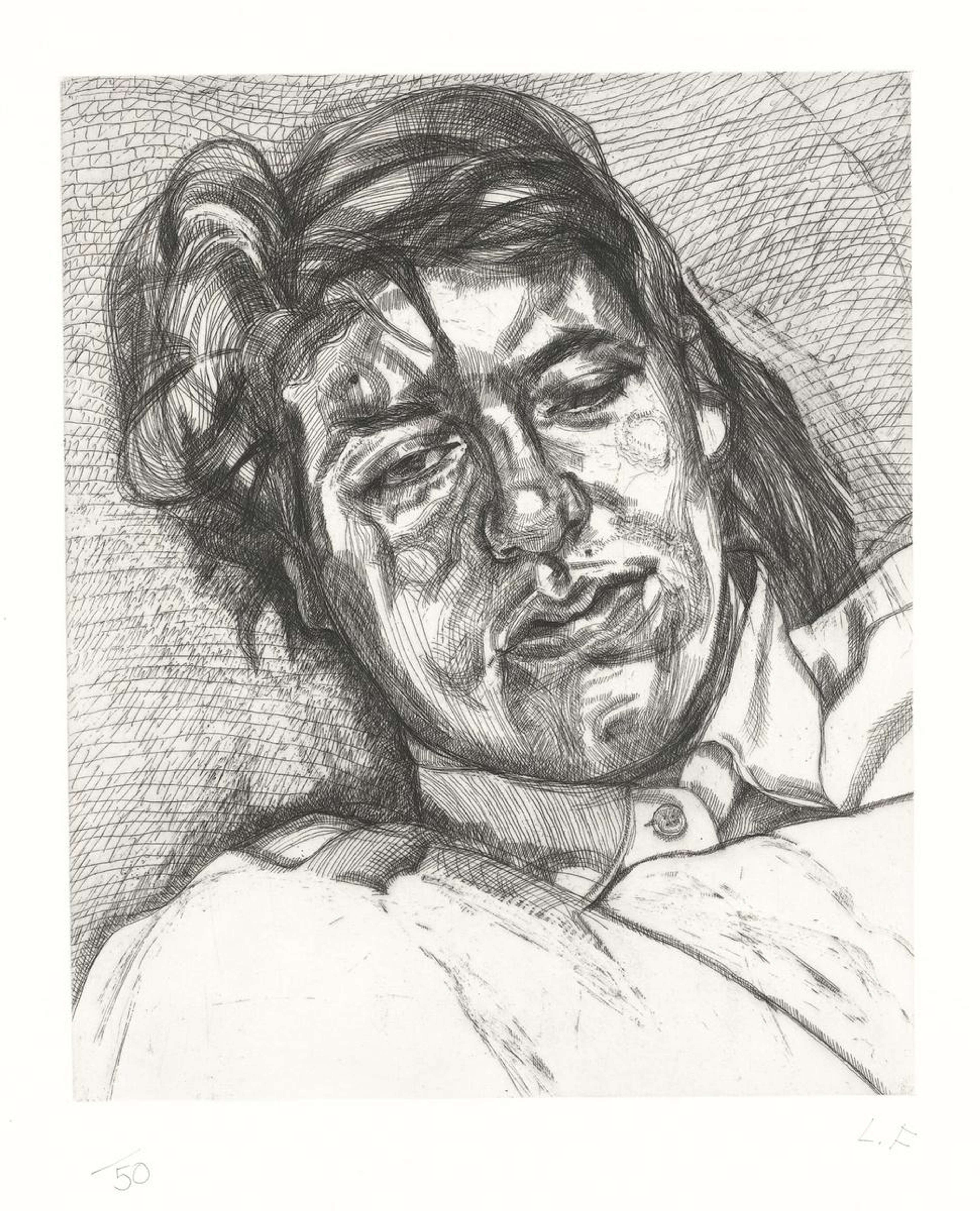 Bella - Signed Print by Lucian Freud 1987 - MyArtBroker