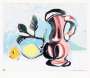 Pablo Picasso: Nature Morte Au Citron Et Au Pichet Rouge - Signed Print