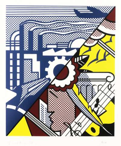 Industry And The Arts II - Signed Print by Roy Lichtenstein 1969 - MyArtBroker