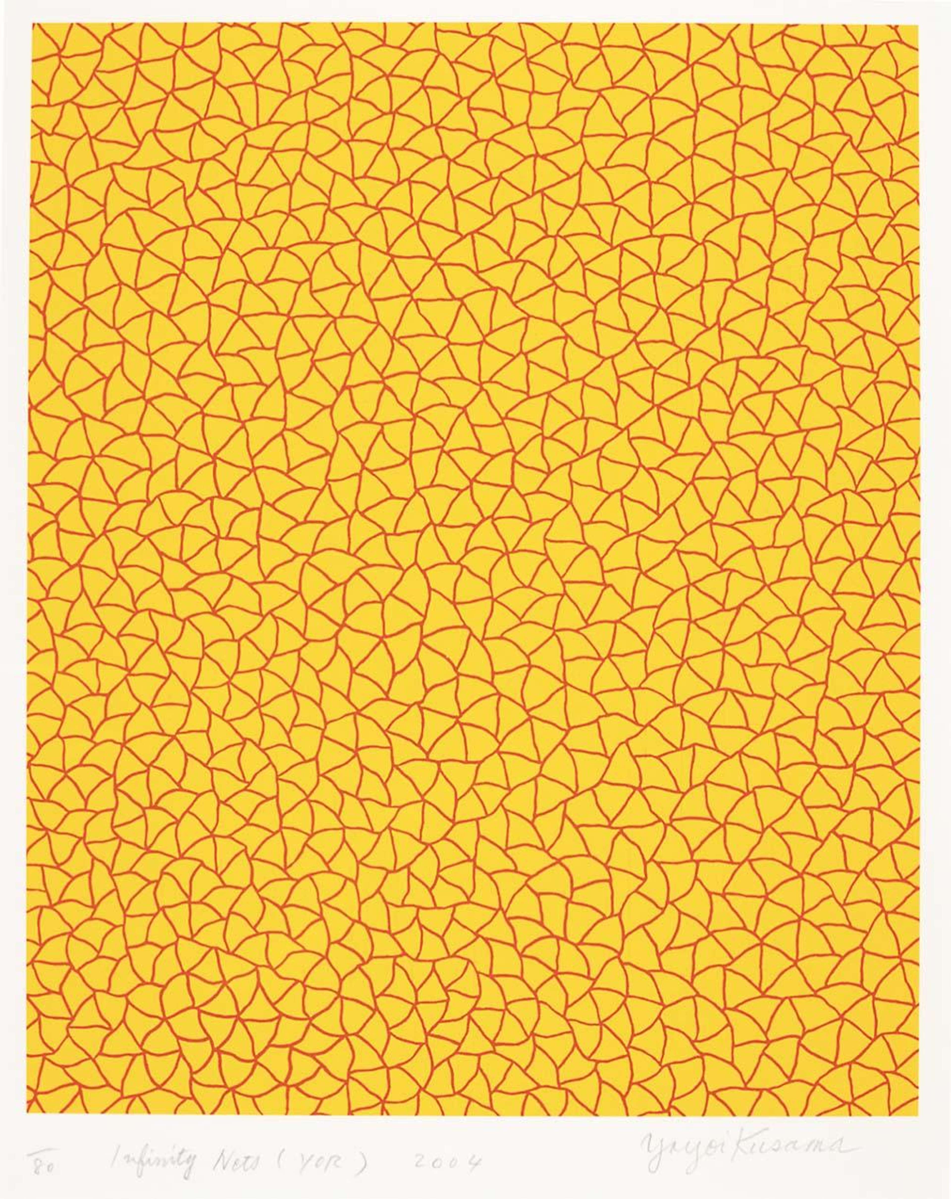 Infinity Nets (YOR) - Signed Print by Yayoi Kusama 2004 - MyArtBroker