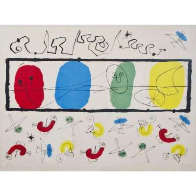 Les Oiseaux - Signed Print by Joan Miró 1956 - MyArtBroker