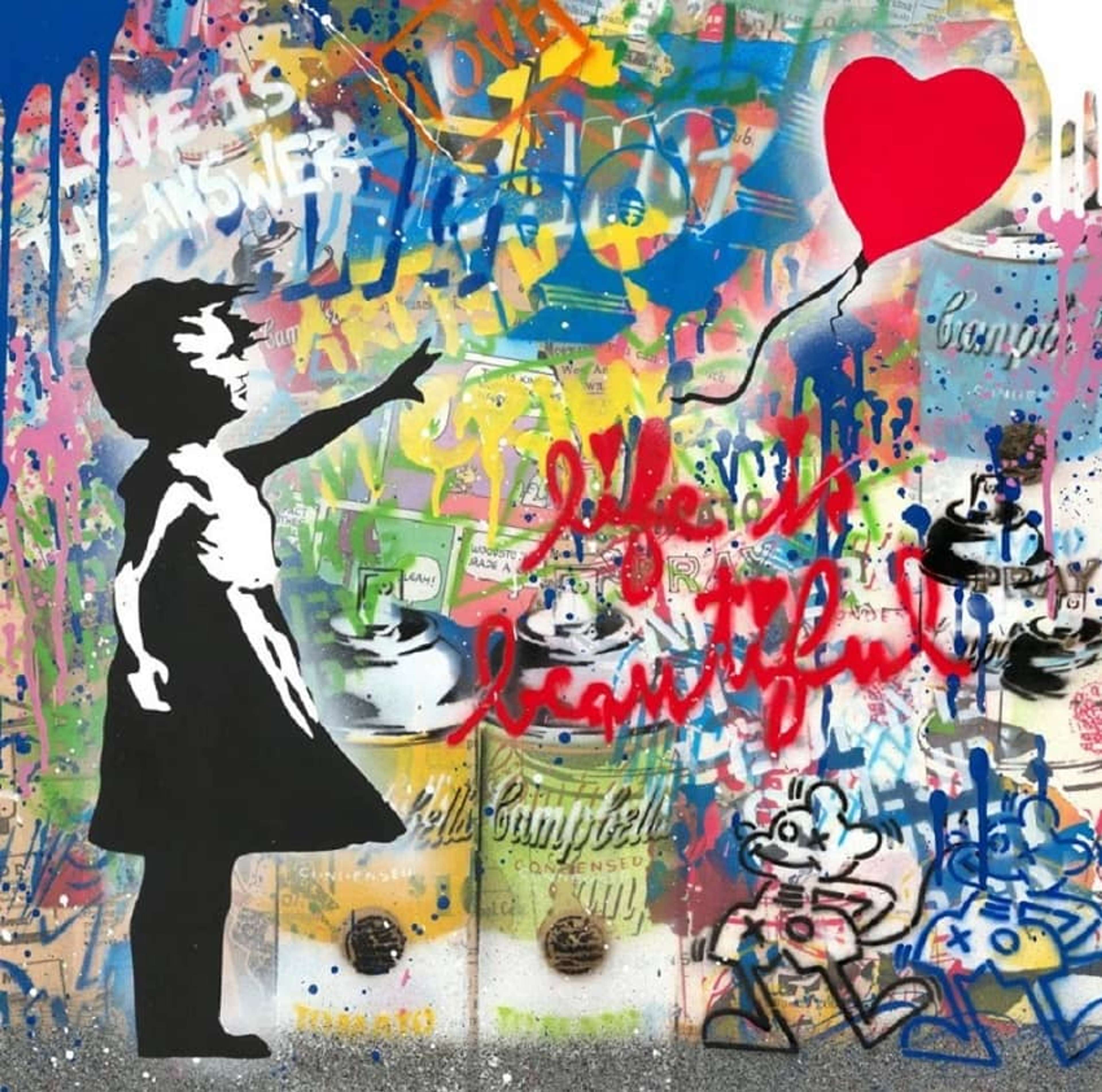 Balloon Girl © Mr. Brainwash 2022 - MyArtBroker