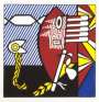 Roy Lichtenstein: American Indian Theme I - Signed Print