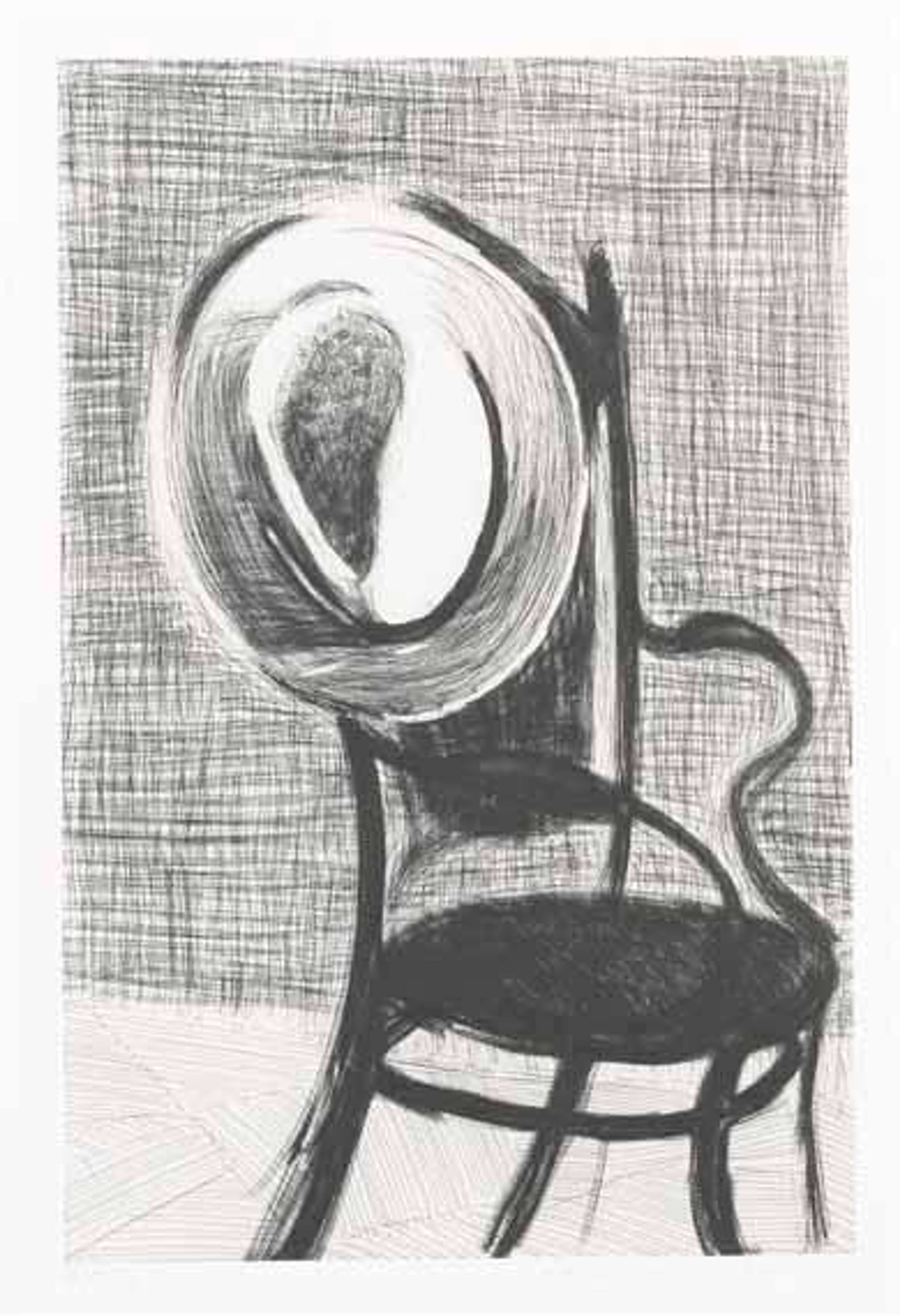 Hat On Chair - Signed Print by David Hockney 1998 - MyArtBroker