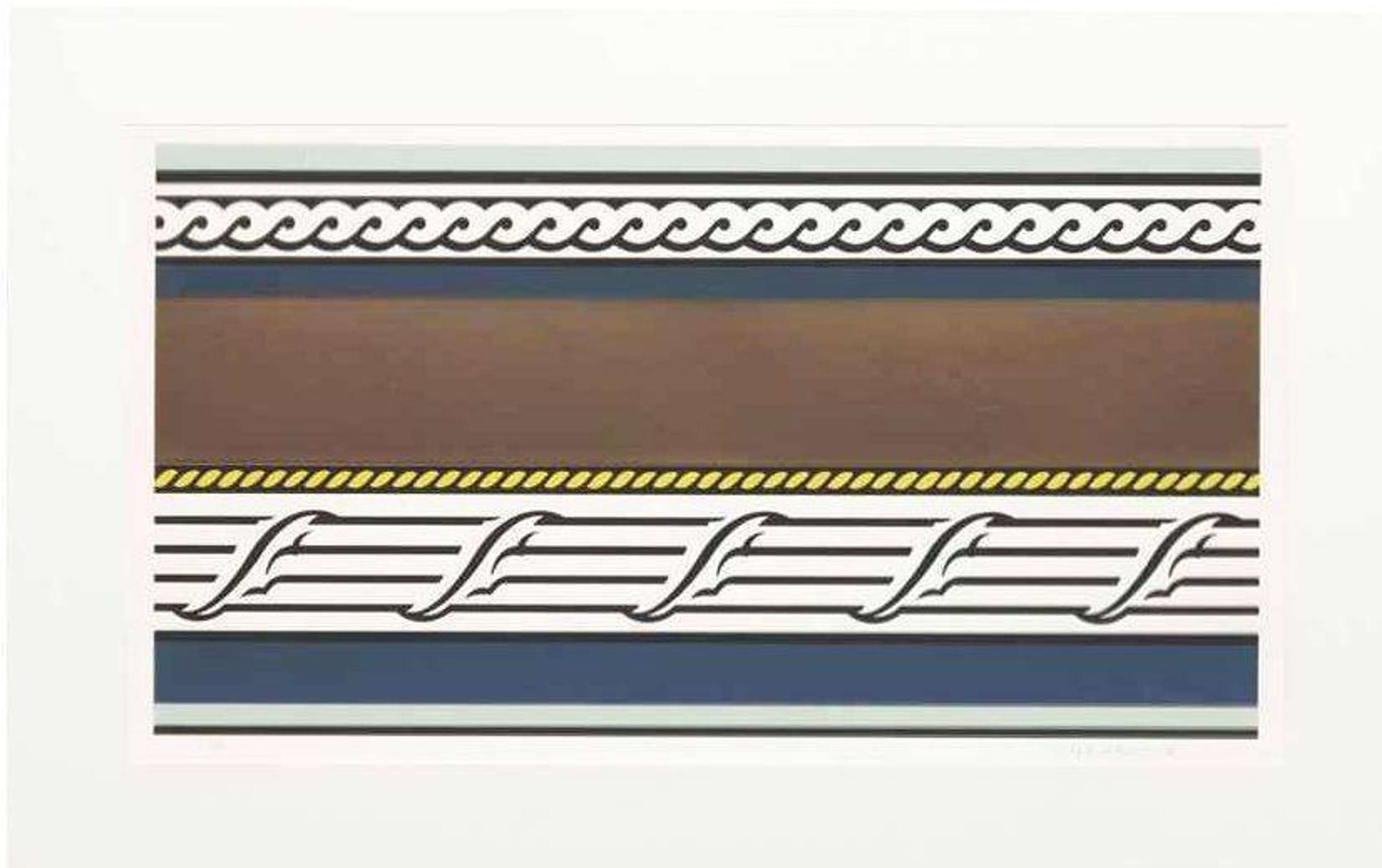 Entablature IV - Signed Print by Roy Lichtenstein 1976 - MyArtBroker