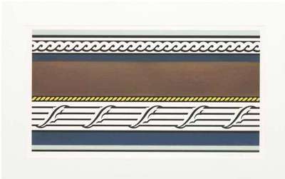 Entablature IV - Signed Print by Roy Lichtenstein 1976 - MyArtBroker