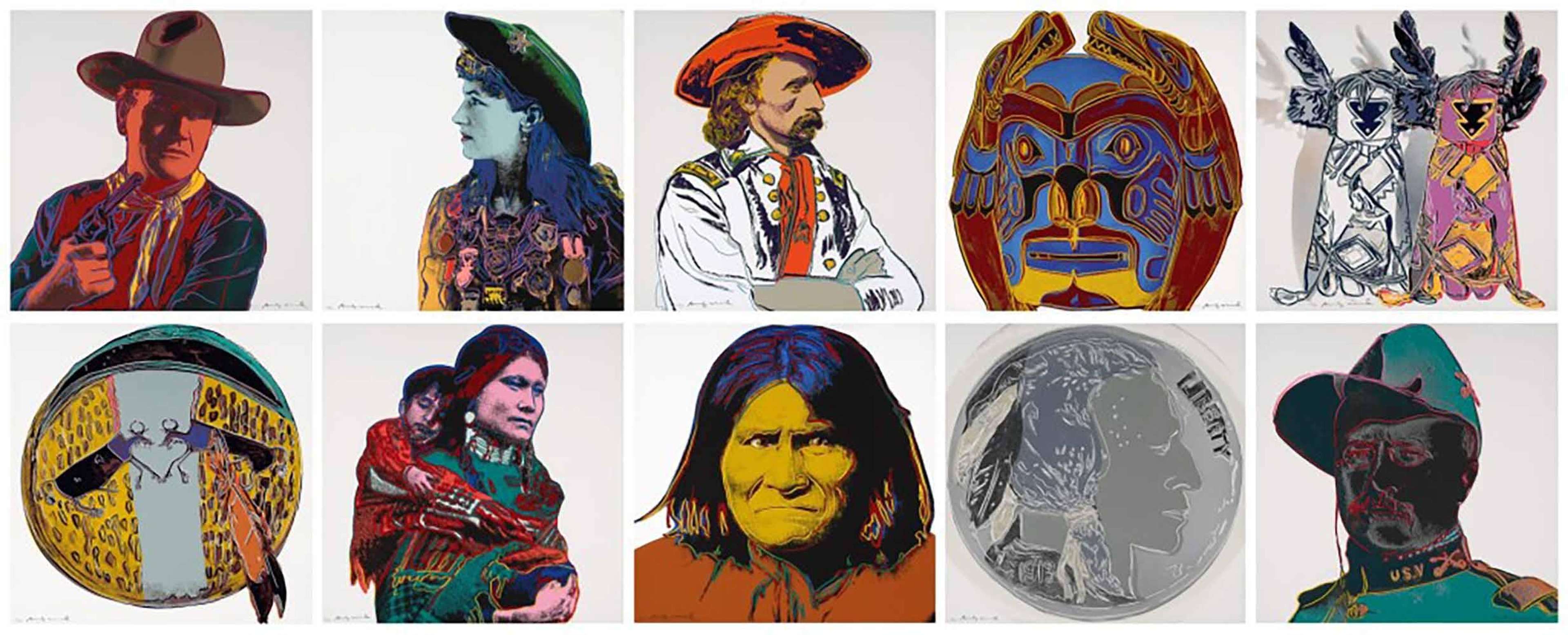 Cowboys And Indians (complete set) - Signed Print by Andy Warhol 1986 - MyArtBroker