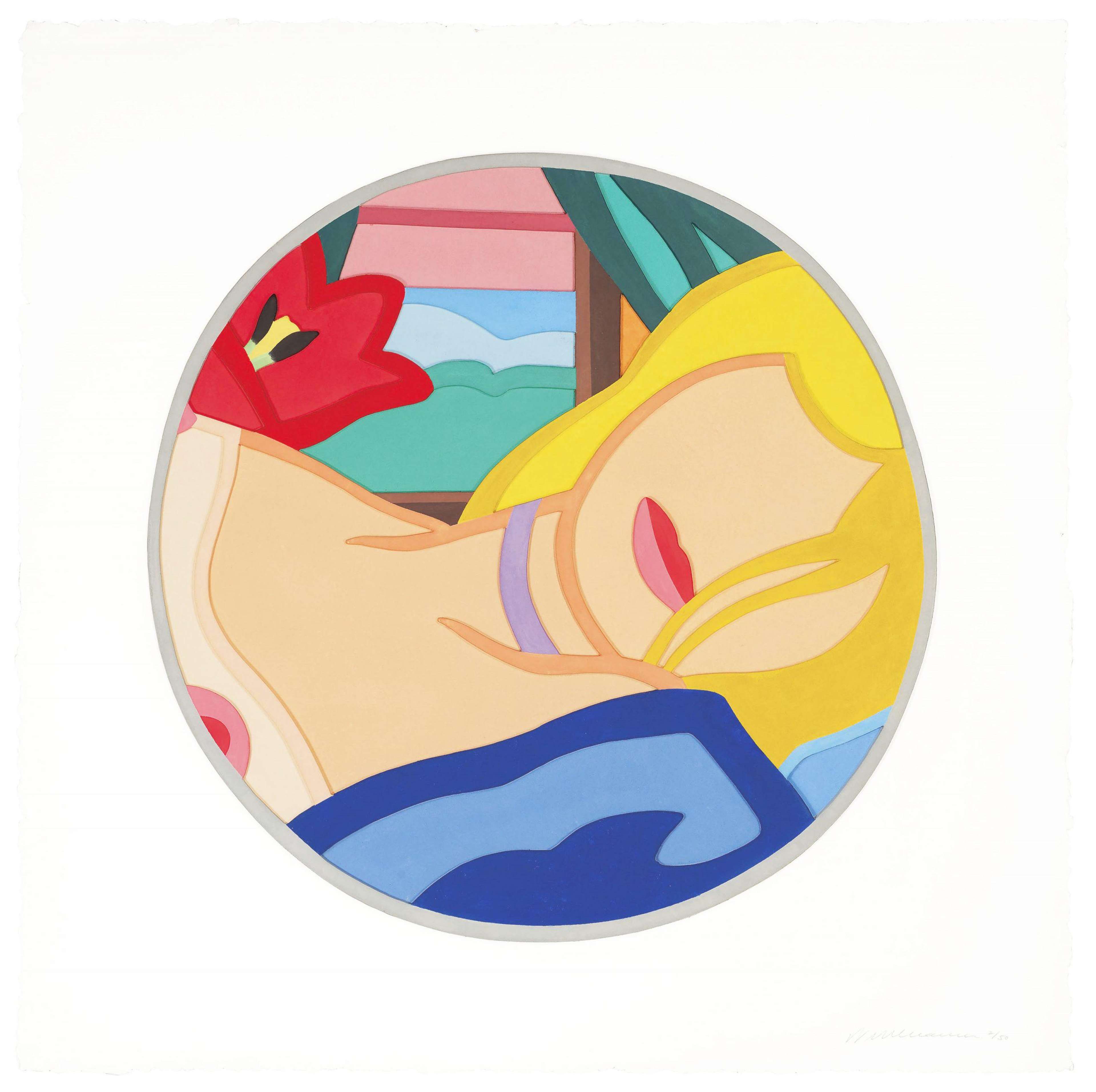 Blonde Vivienne - Signed Print by Tom Wesselmann 1998 - MyArtBroker