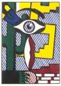 Roy Lichtenstein: American Indian Theme III - Signed Print