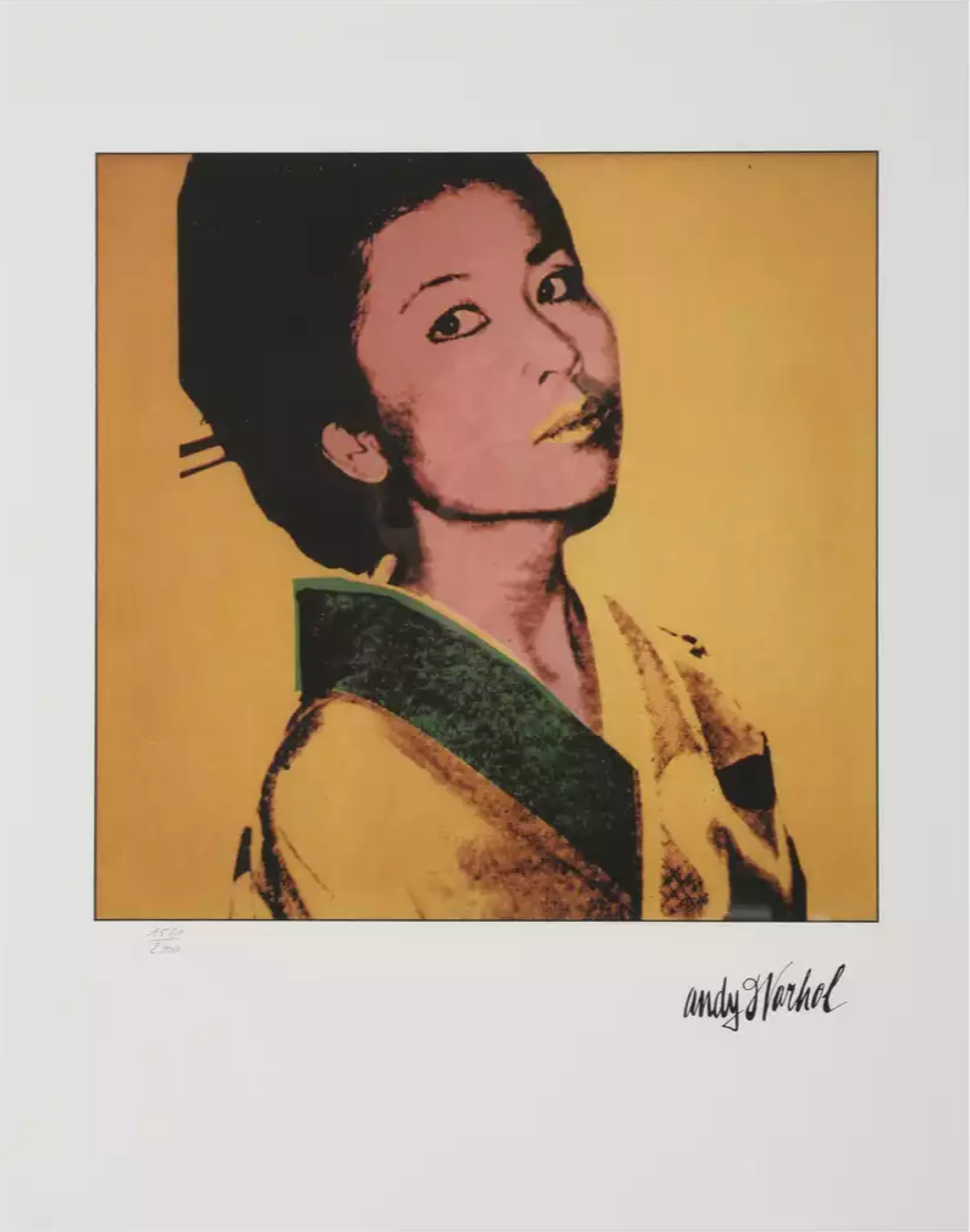 Image © Artsy / Faces - Kimiko Powers by Andy Warhol - MyArtBroker