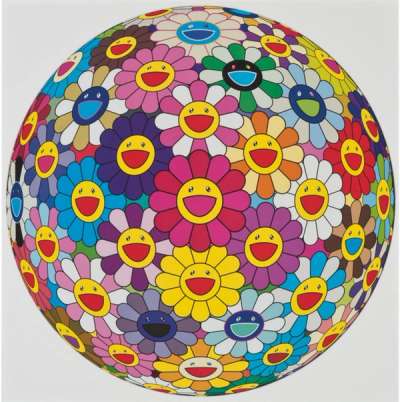 Flower Ball: Realm Of The Dead (3D) - Signed Print by Takashi Murakami 2010 - MyArtBroker