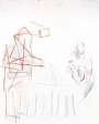 David Hockney: Figures With Still Life - Signed Print