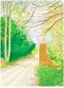 David Hockney: The Arrival Of Spring In Woldgate East Yorkshire 17th April 2011 - Signed Print