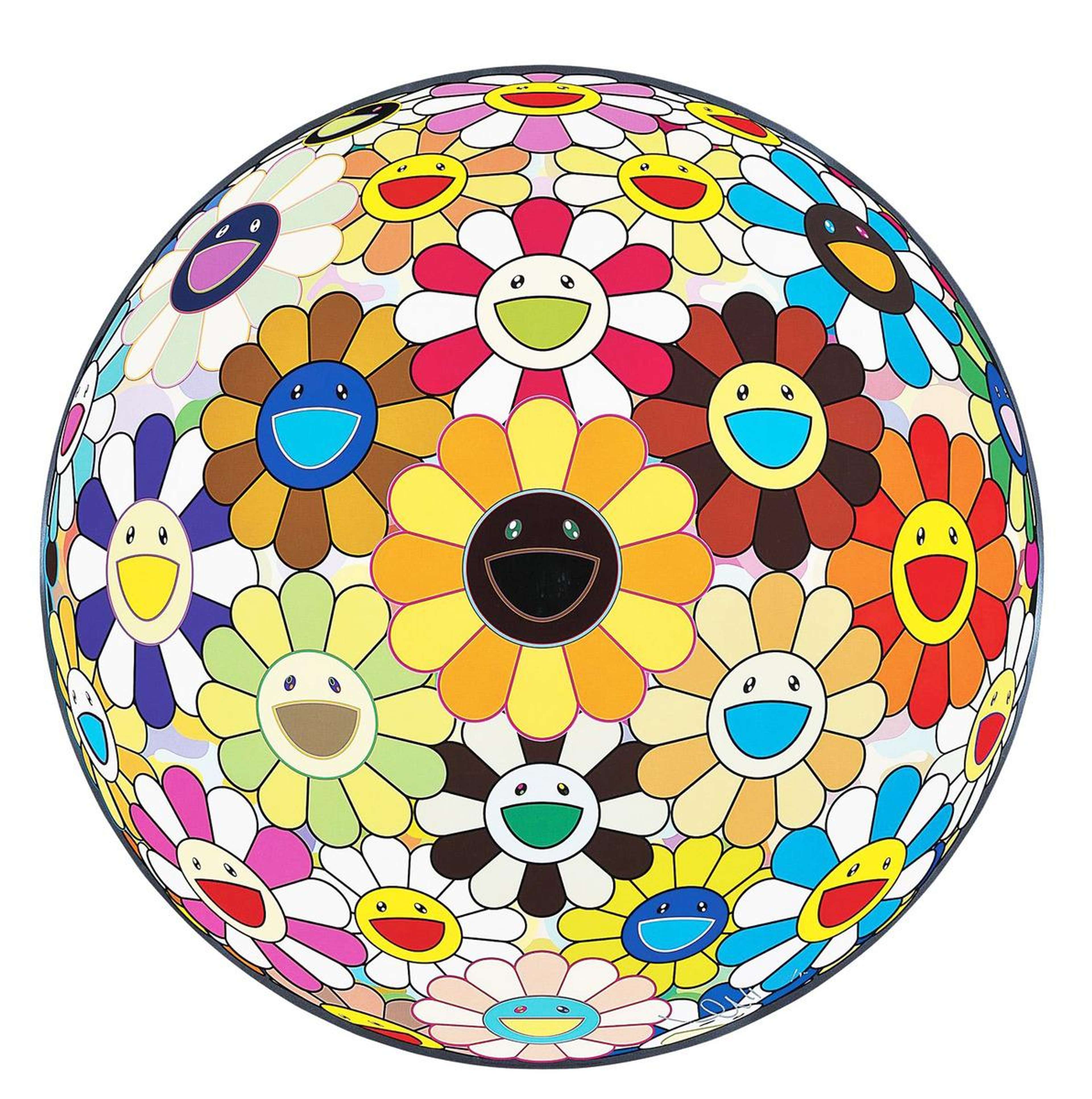 Flower Ball: Sunflower - Signed Print by Takashi Murakami 2011 - MyArtBroker