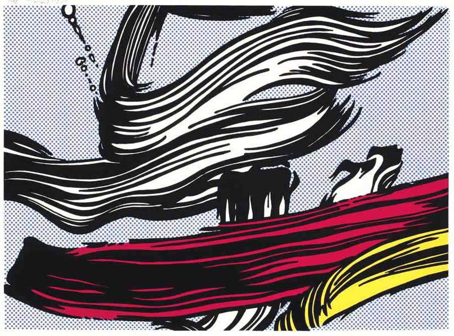 Brushstrokes by Roy Lichtenstein