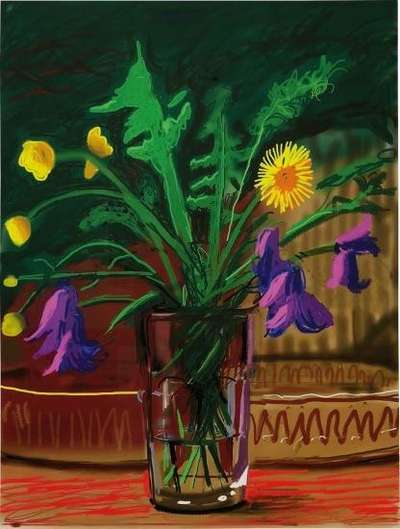 Dandelions - Signed Print by David Hockney 2011 - MyArtBroker