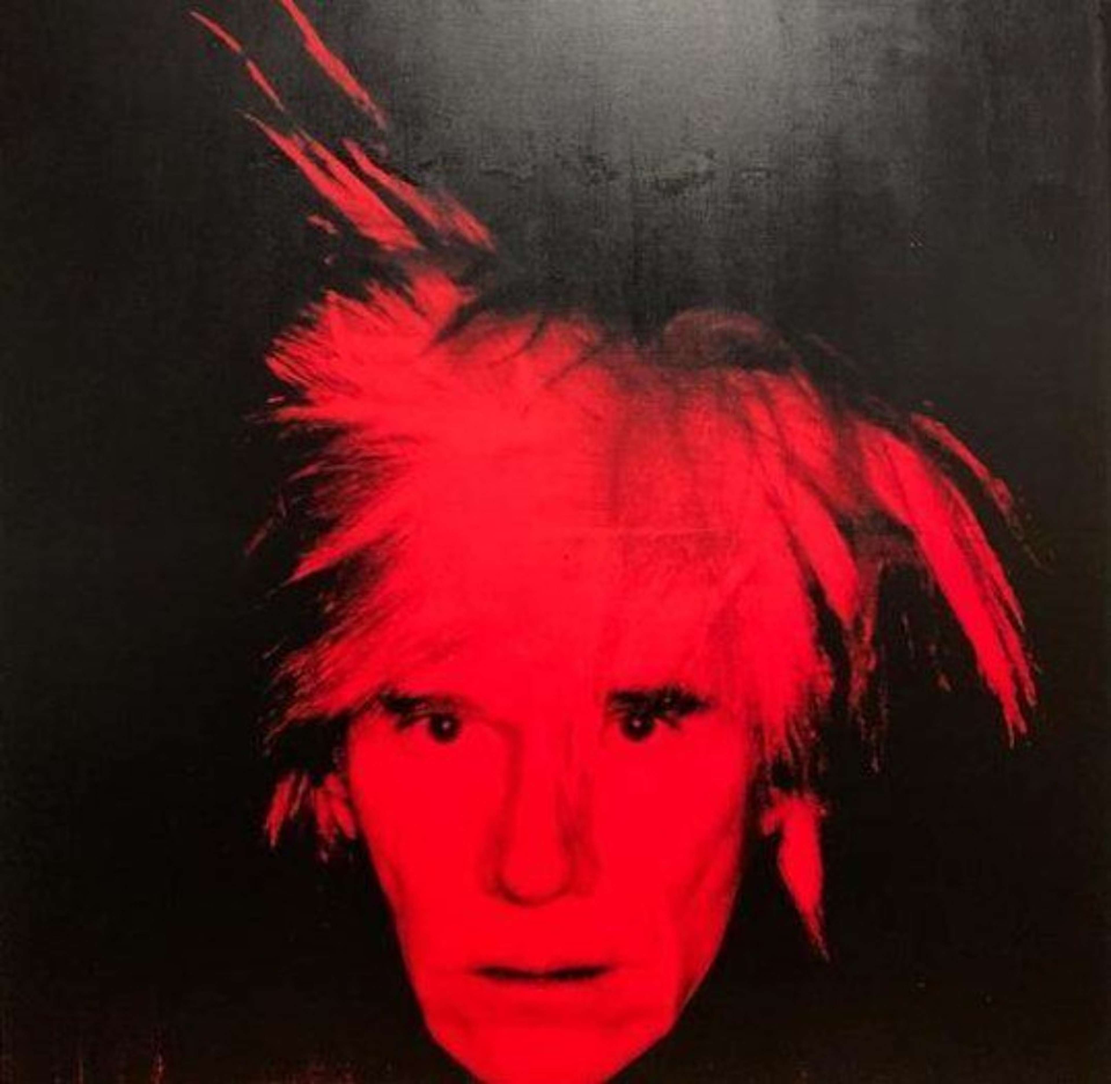 Self Portrait (Fright Wig) by Andy Warhol