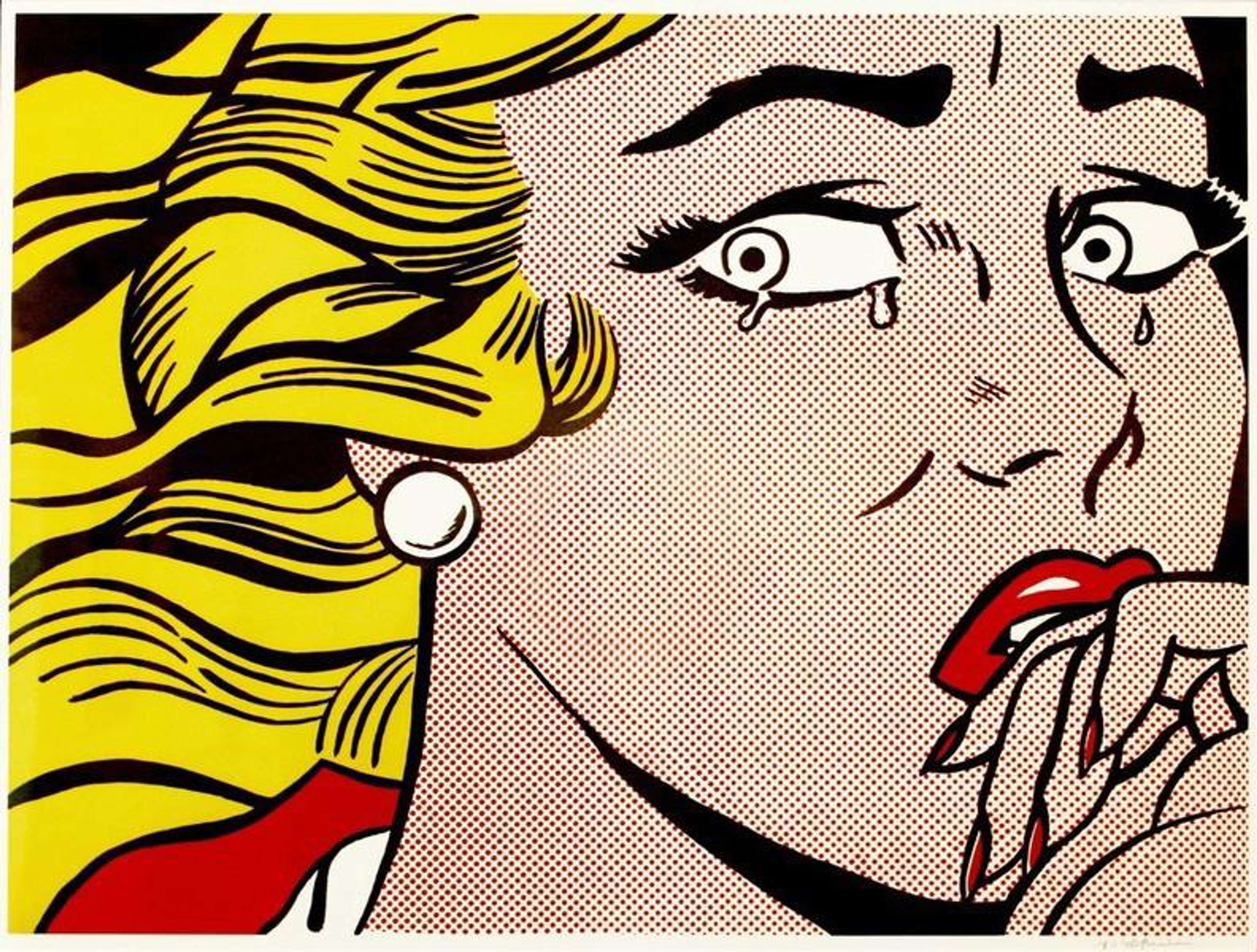 Crying Girl by Roy Lichtenstein - MyArtBroker