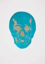 Damien Hirst: The Dead (turquoise, cool gold) - Signed Print