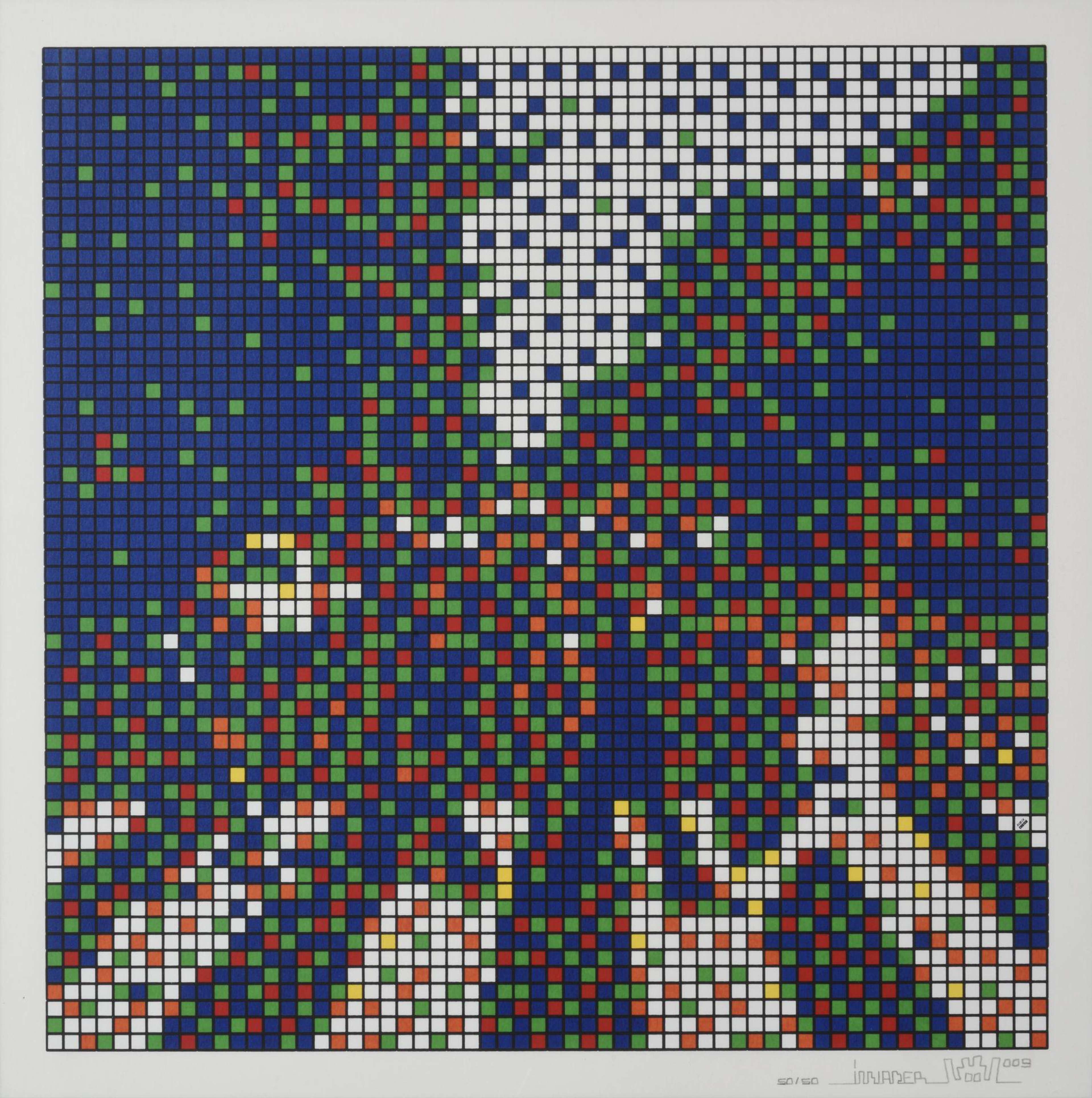 Rubik Abbey Road - Signed Print by Invader 2009 - MyArtBroker