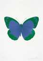 Damien Hirst: The Souls II (frost blue, emerald green, blind impression) - Signed Print