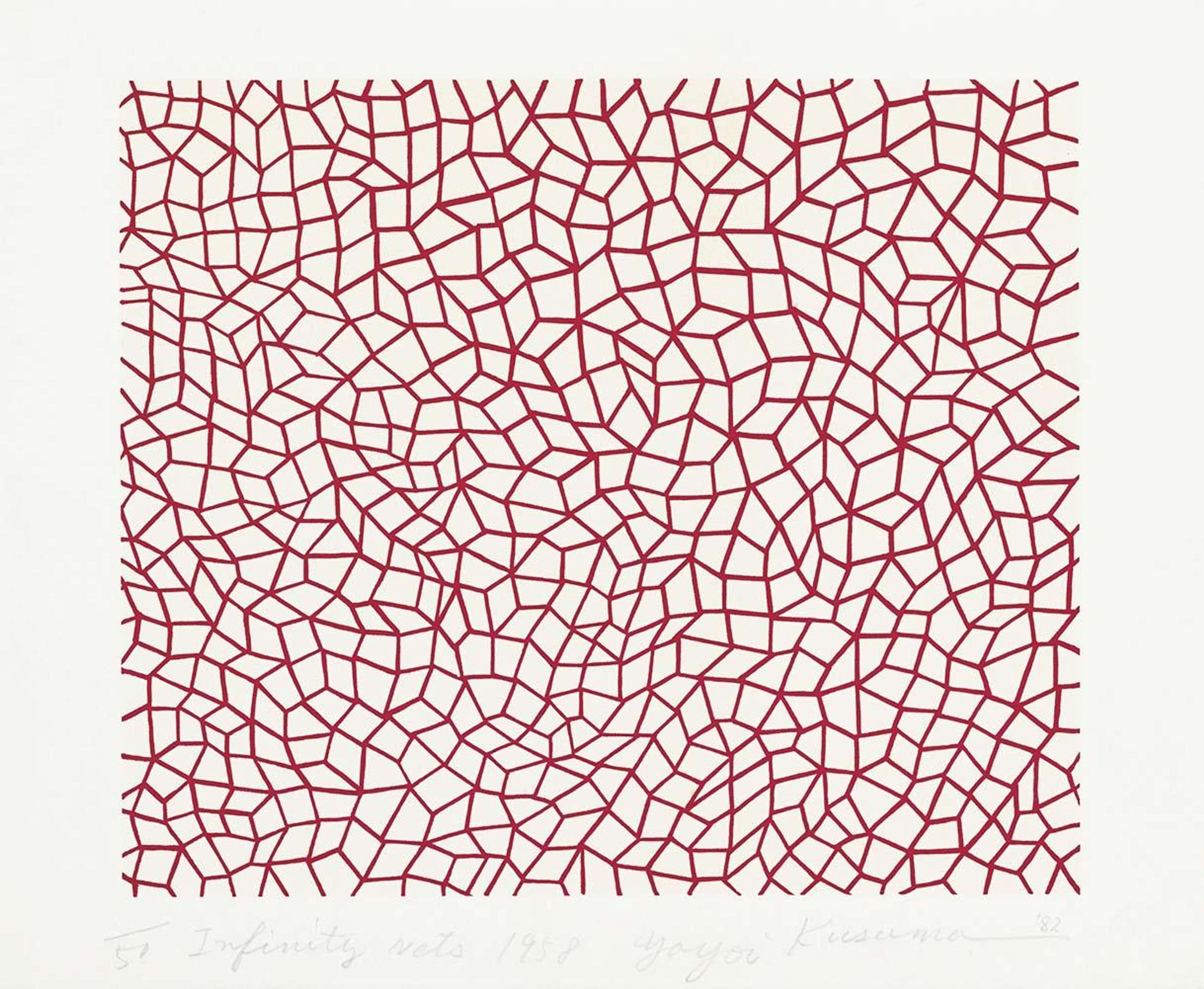 Infinity Nets 1958, Kusama 14 - Signed Print by Yayoi Kusama 1958 - MyArtBroker