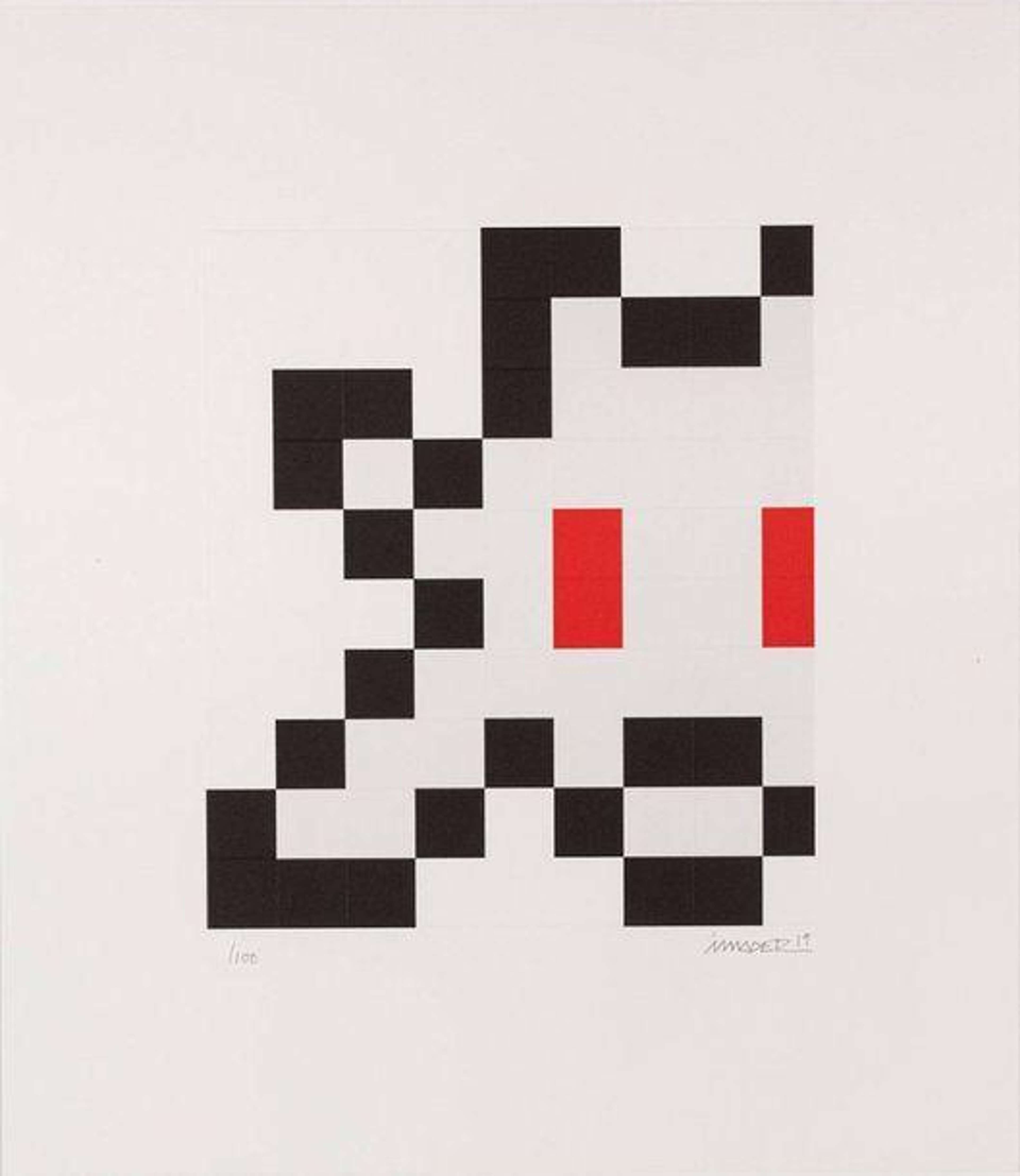 Half Little Big Space - Signed Print by Invader 2019 - MyArtBroker