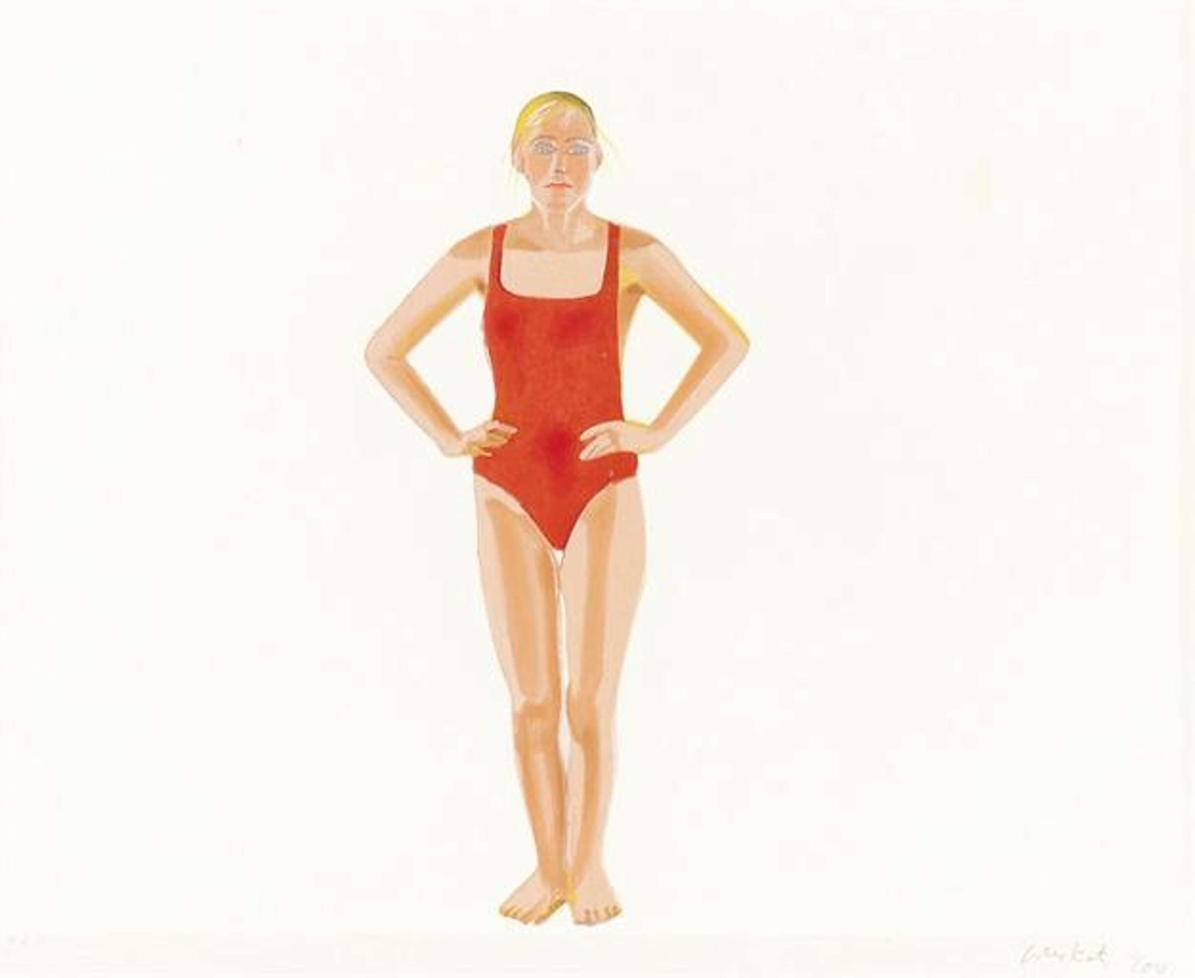 Swimmer - Signed Print by Alex Katz 1991 - MyArtBroker