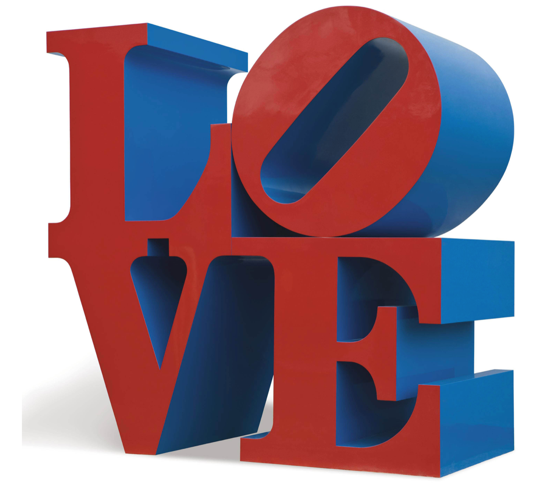 Love Red-Blue by Robert Indiana