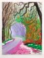 David Hockney: The Arrival Of Spring In Woldgate East Yorkshire 1st January 2011 - Signed Print