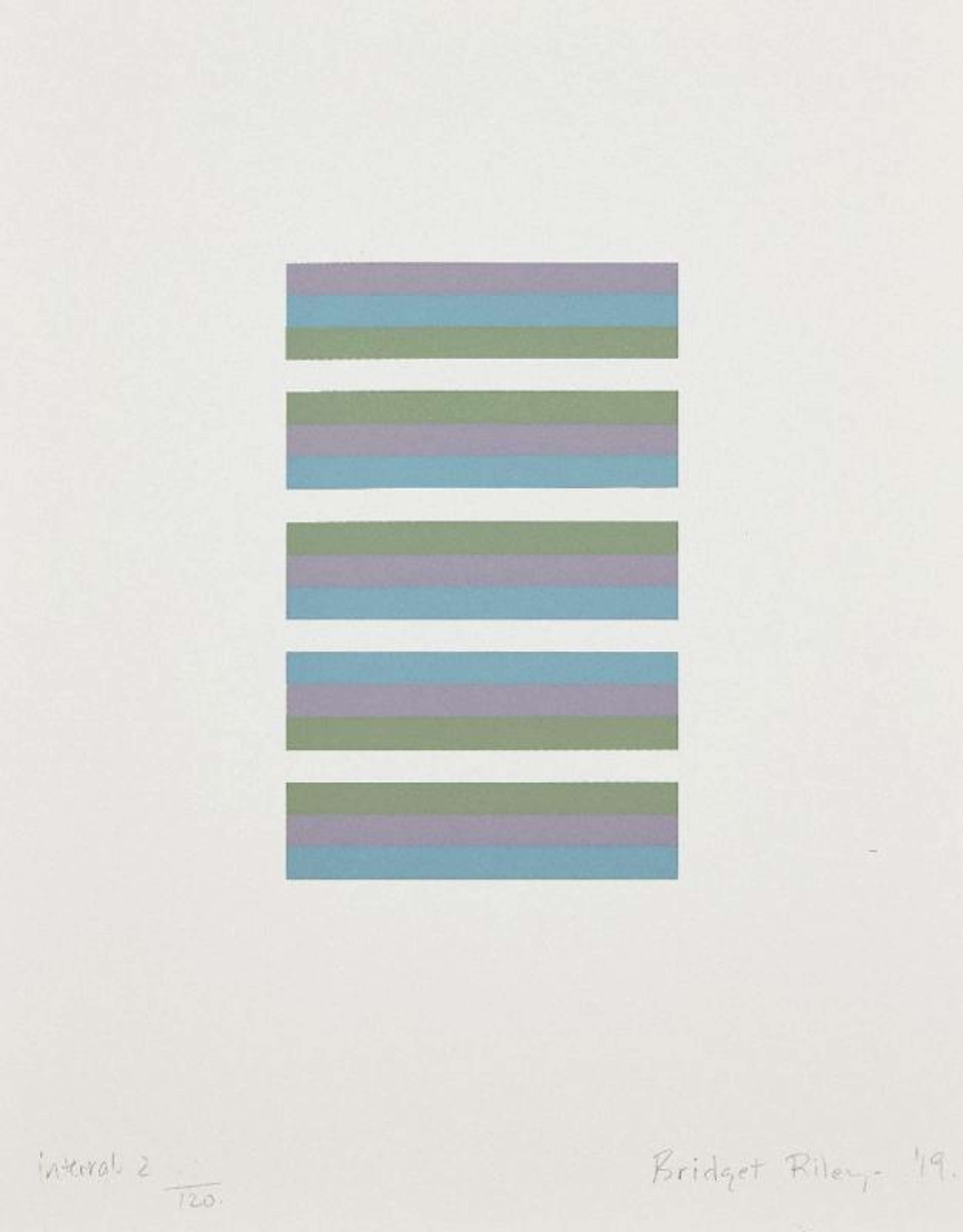 Intervals II - Signed Print by Bridget Riley 2019 - MyArtBroker