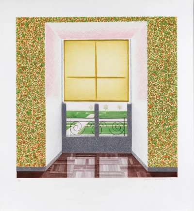 Contrejour In The French Style - Signed Print by David Hockney 1974 - MyArtBroker