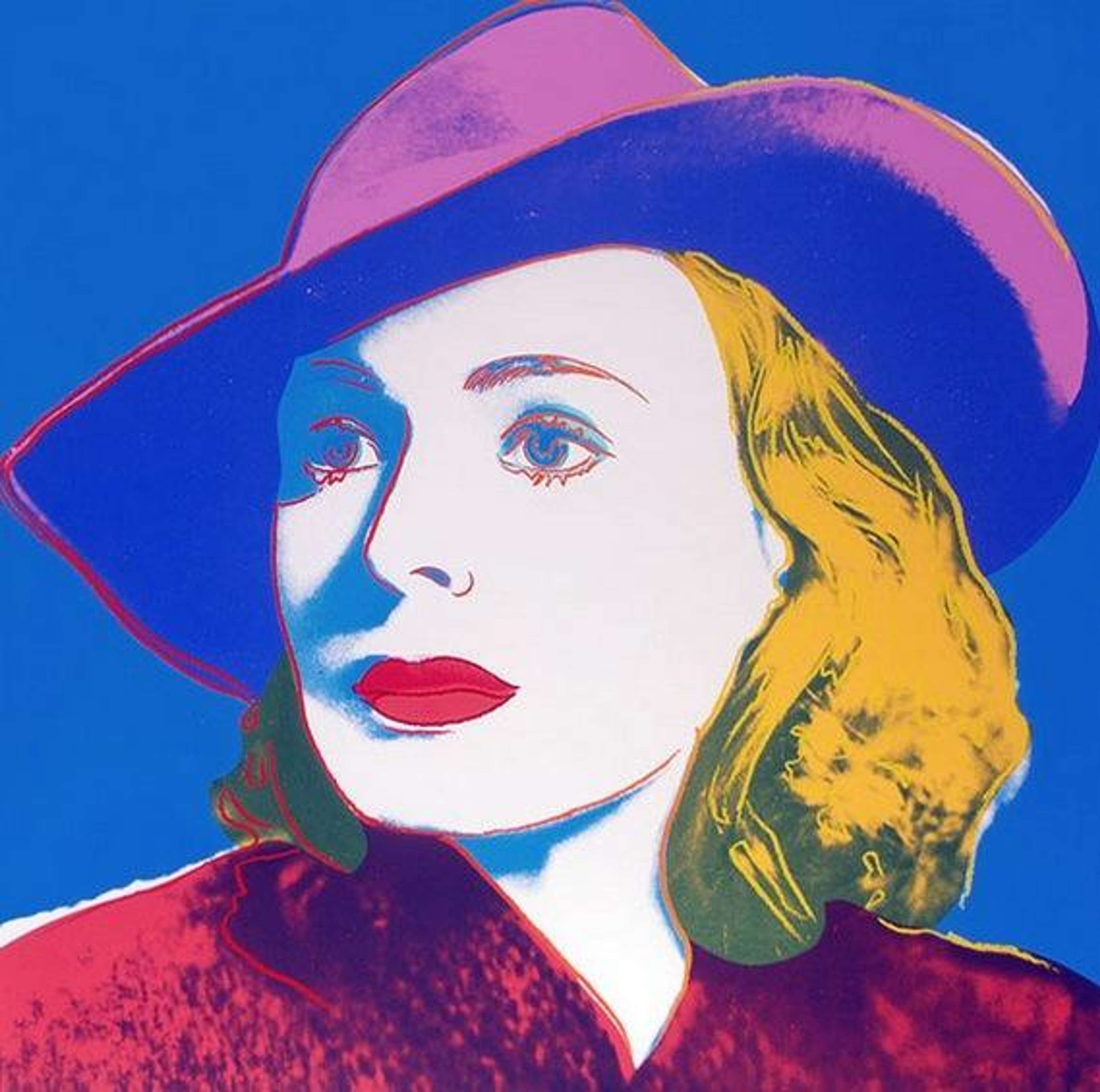 Ingrid Bergman With Hat (F. & S. II.315) - Signed Print by Andy Warhol 1983 - MyArtBroker