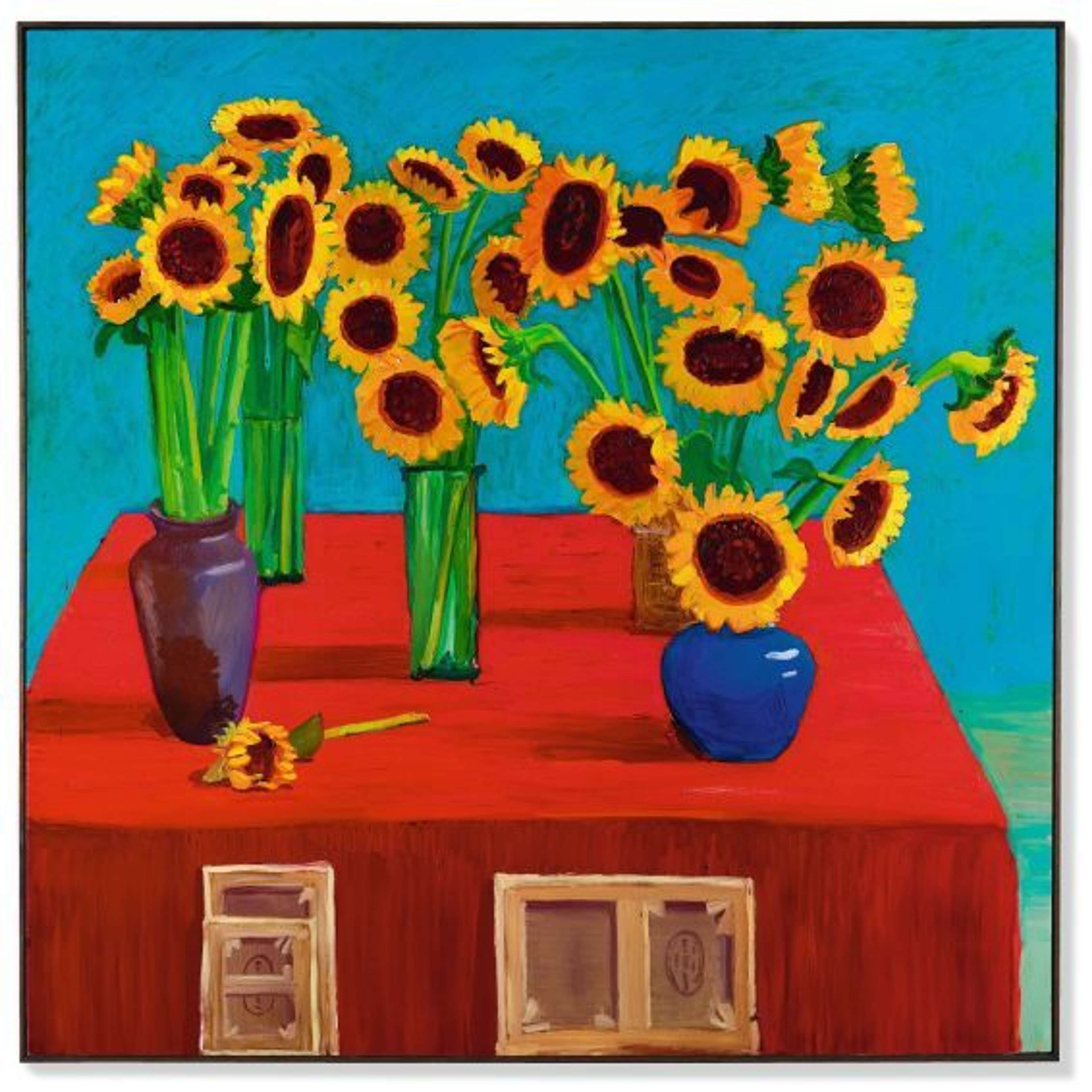 30 Sunflowers by David Hockney