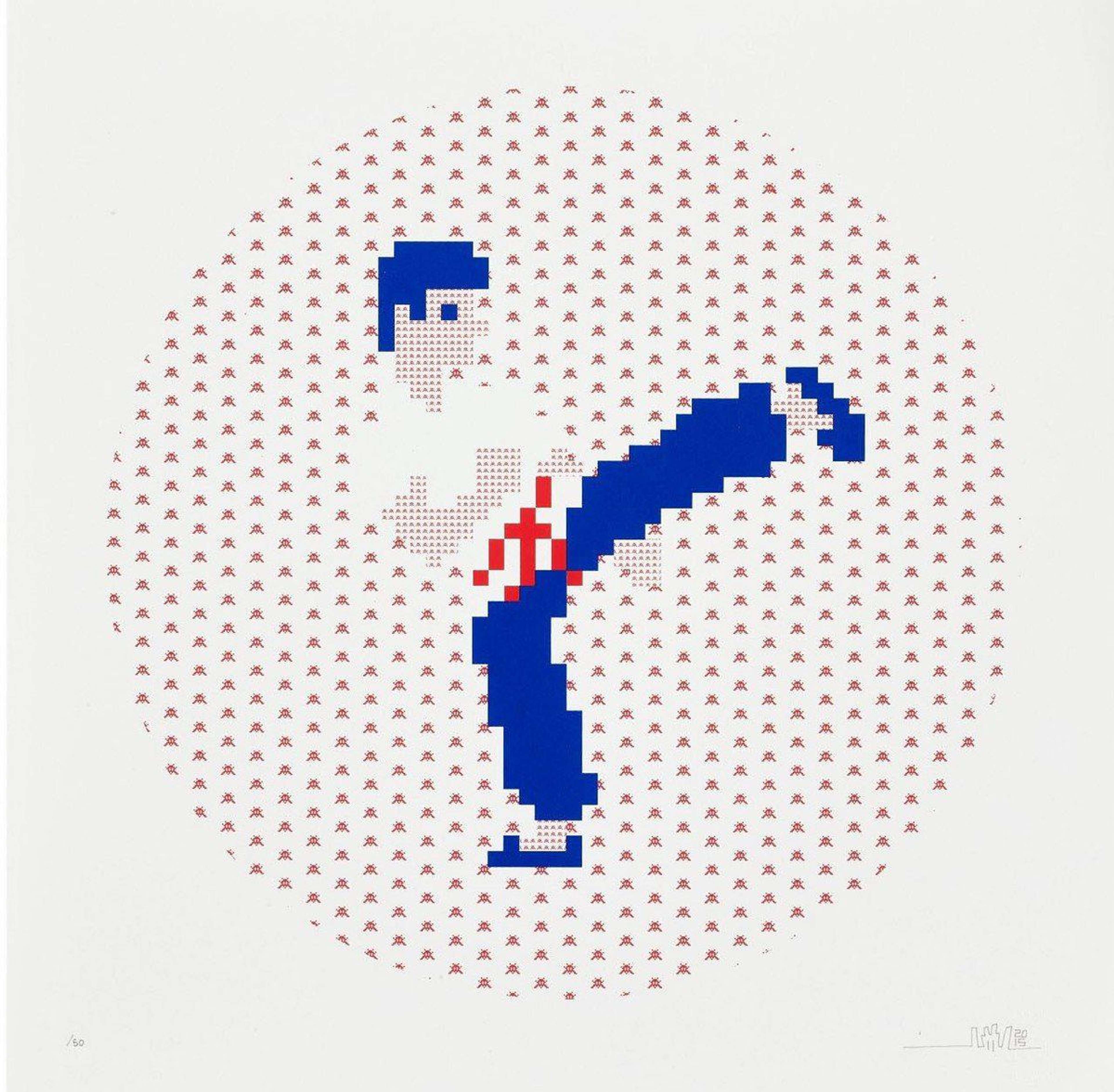 Kung Fu - Signed Print by Invader 2015 - MyArtBroker